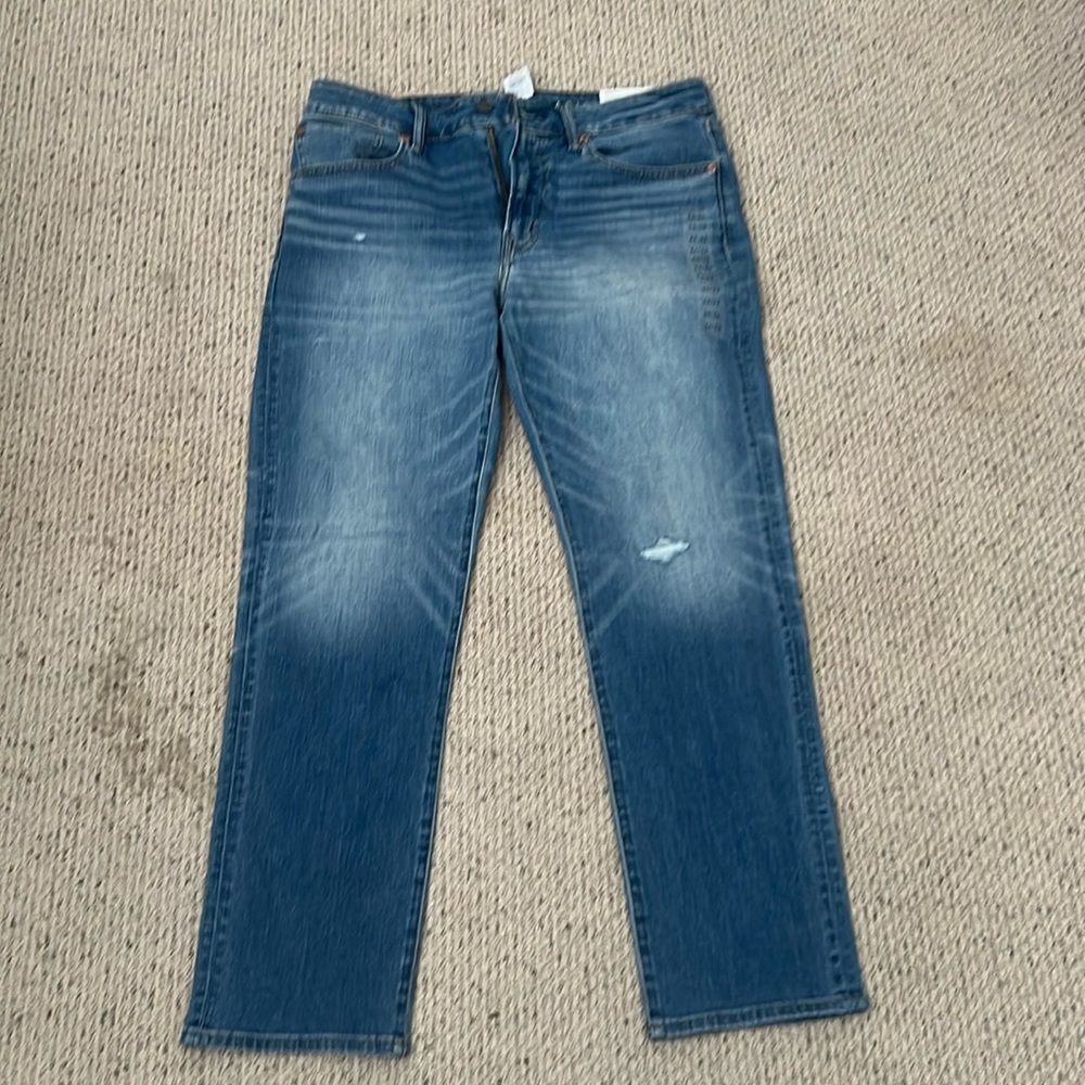 American Eagle Athletic Straight Blue Jeans Pants Never Worn